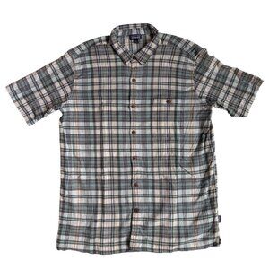 Patagonia Men's A/C Lightweight Short-Sleeve Button Down Shirt - Size XL
